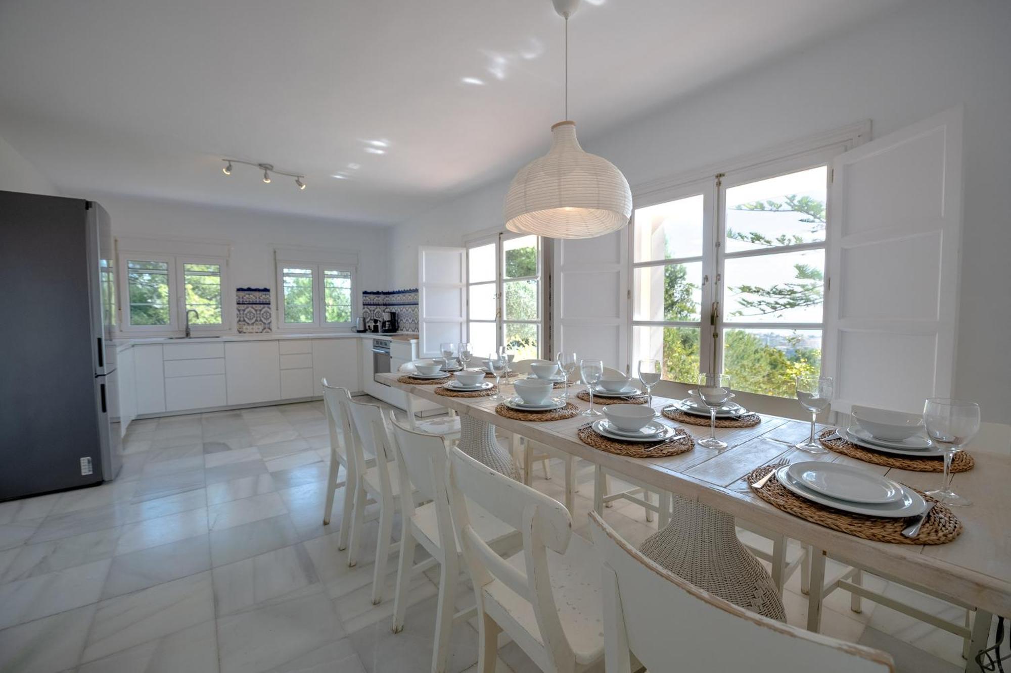 Gran Villa Con Vistas Al Mar Y Piscina Privada Malaga Exterior photo
